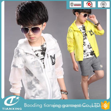 Popular promotional Fashion boys leather jacket